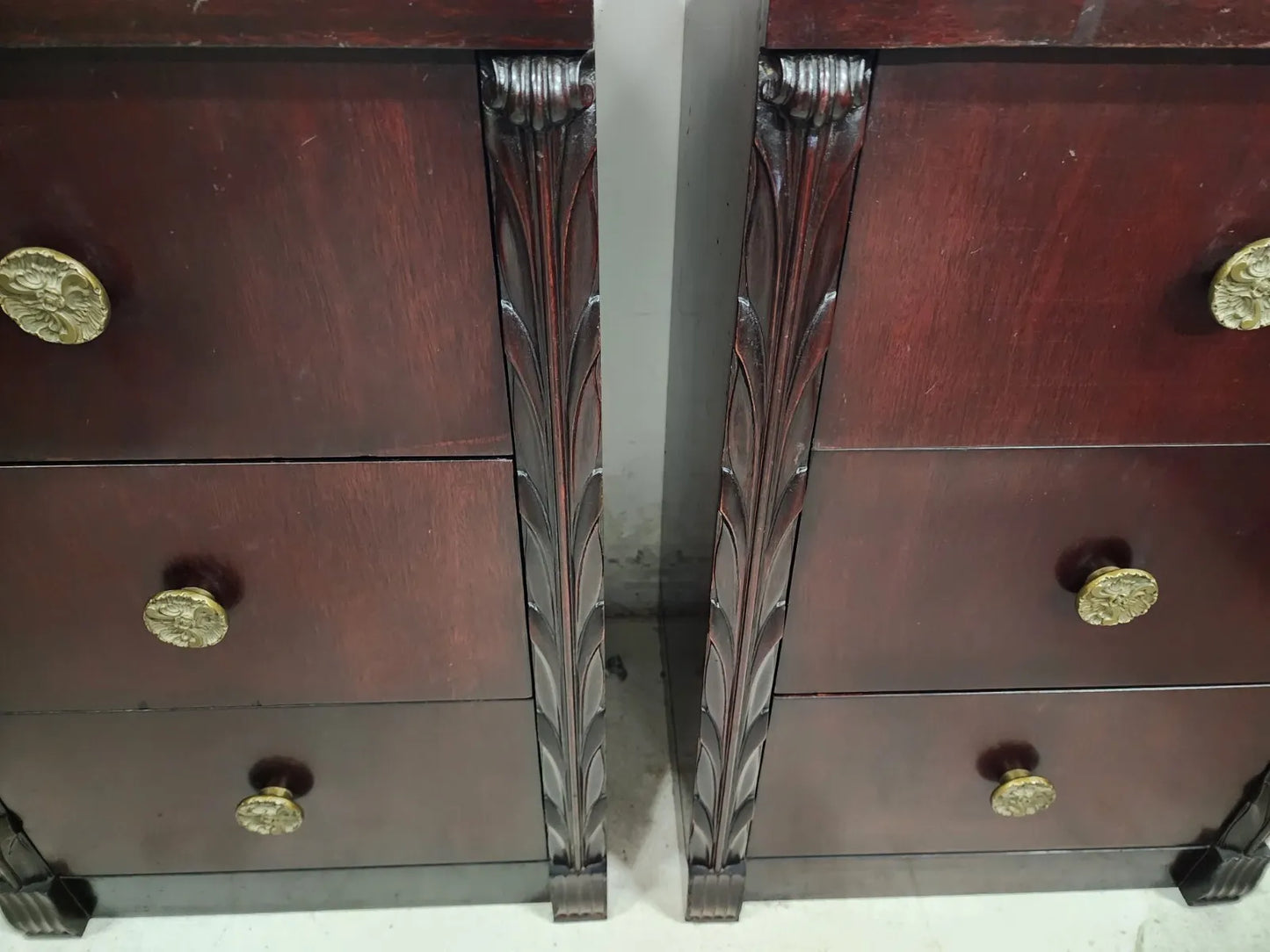 Midcentury Nightstands Side Tables in Rosewood by John Stuart