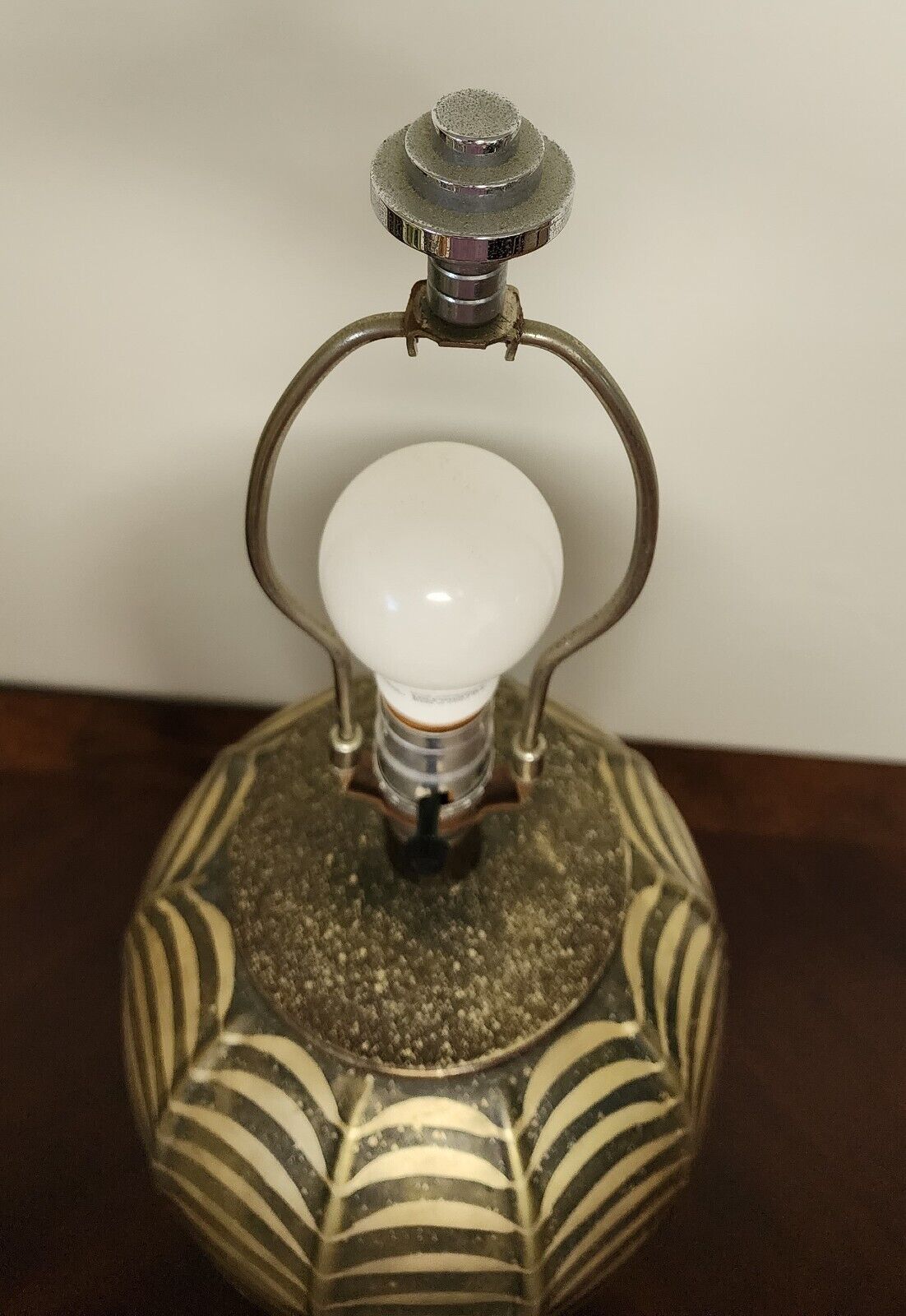 JAY SPECTRE DINANDERIE TABLE LAMP 1980s