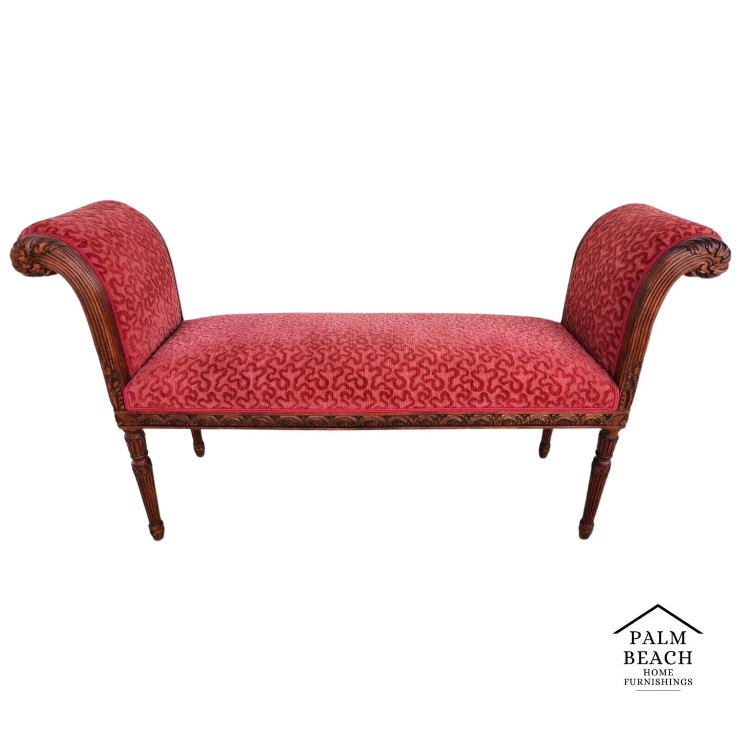 Edward Ferrell Neoclassical Revival Style Bench