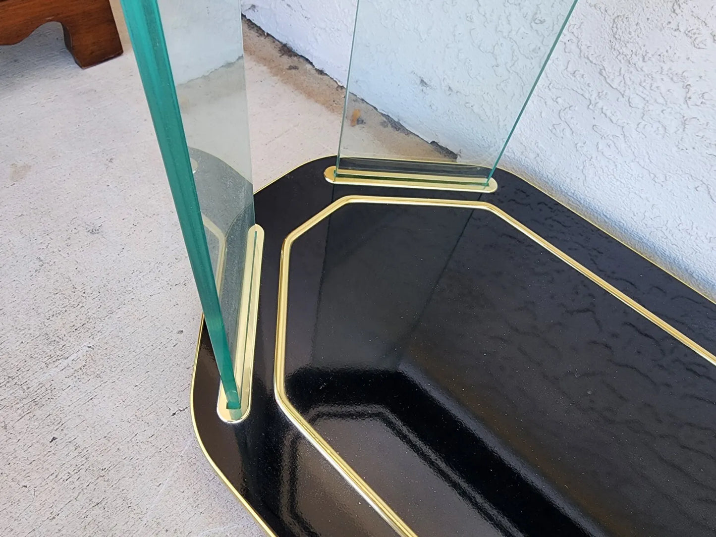 Vintage Console Dry Bar Rolling