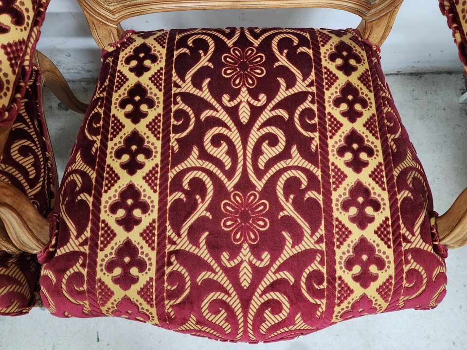 French Louis XV Armchairs Fauteuil Vintage