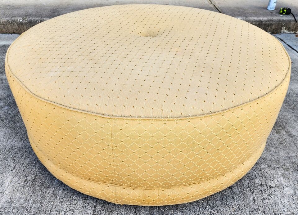 Oversized Designer Swivel Ottoman 40 inch