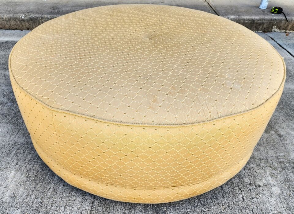 Oversized Designer Swivel Ottoman 40 inch