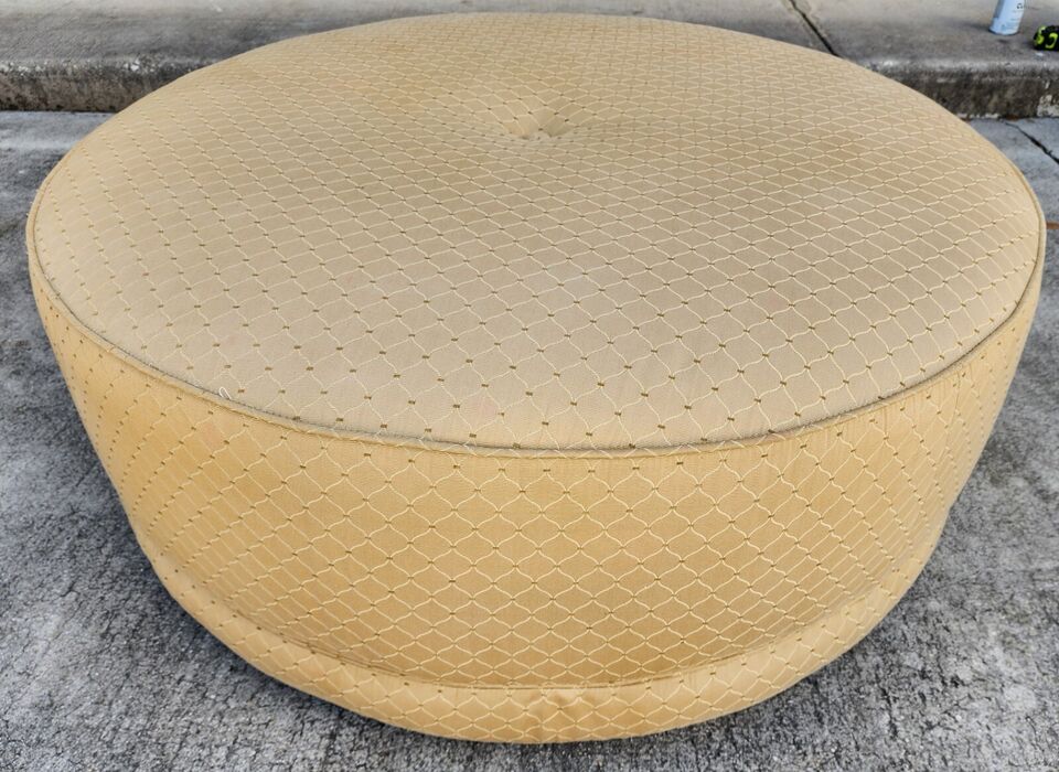 Oversized Designer Swivel Ottoman 40 inch