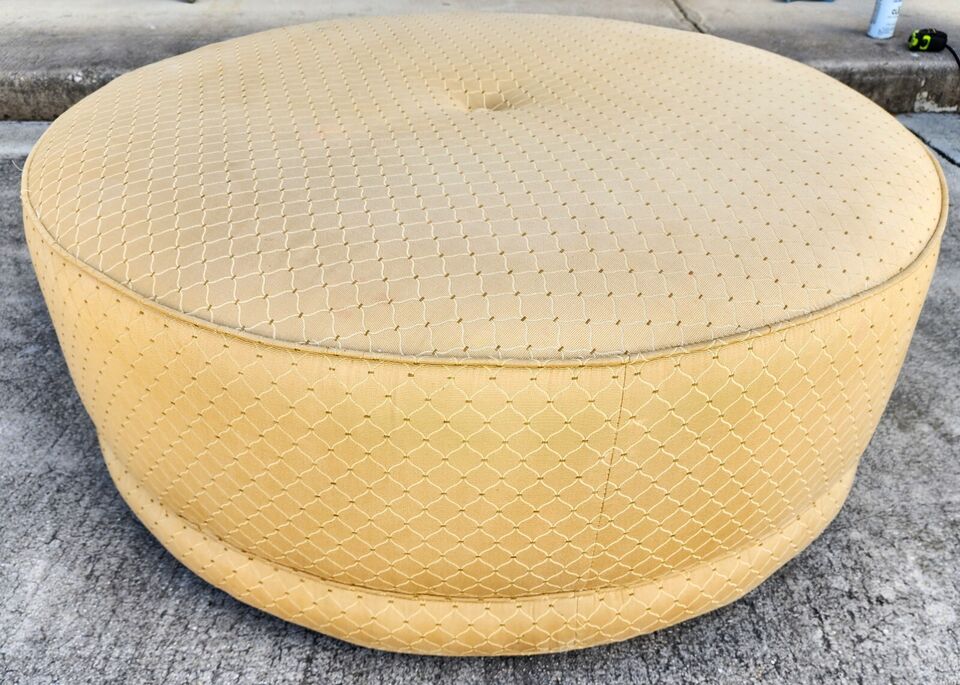 Oversized Designer Swivel Ottoman 40 inch
