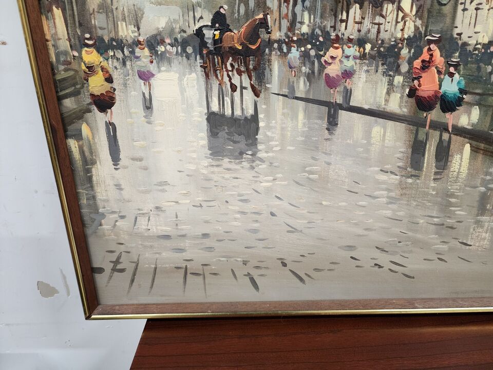 Authentic Antonio DeVity Paris Oil Painting