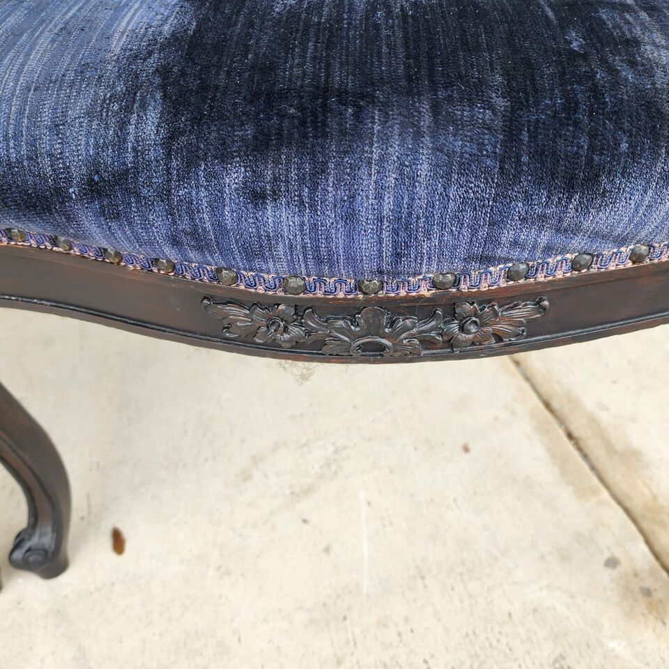 Antique French Parlor Chairs Pair