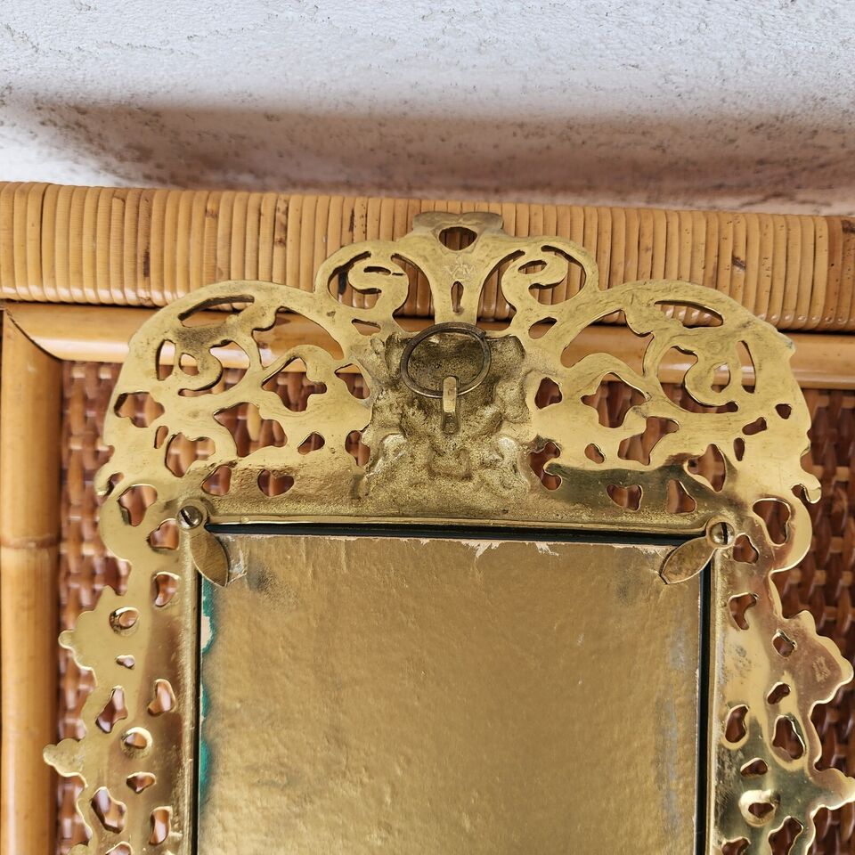 Italian Bacchus Sconces Mirrored Brass by Virginia Metalworks Metalcrafters