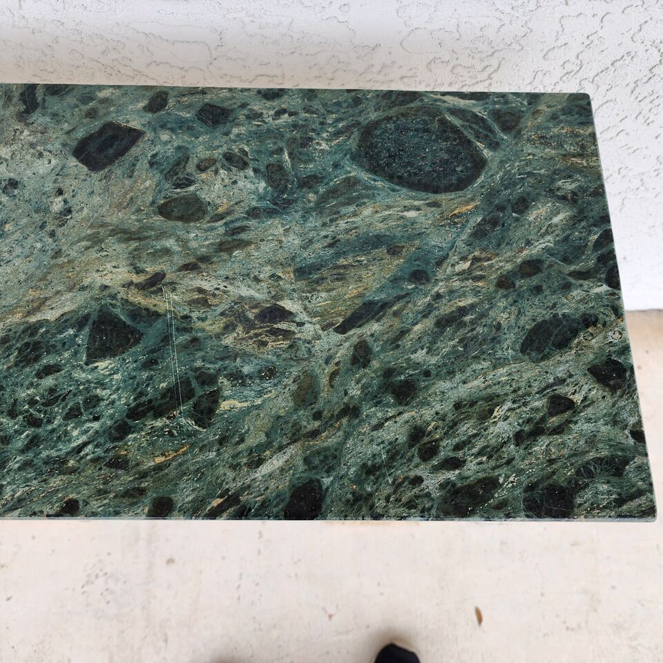 Italian Neoclassical Console Table Lucite Marble 1970s