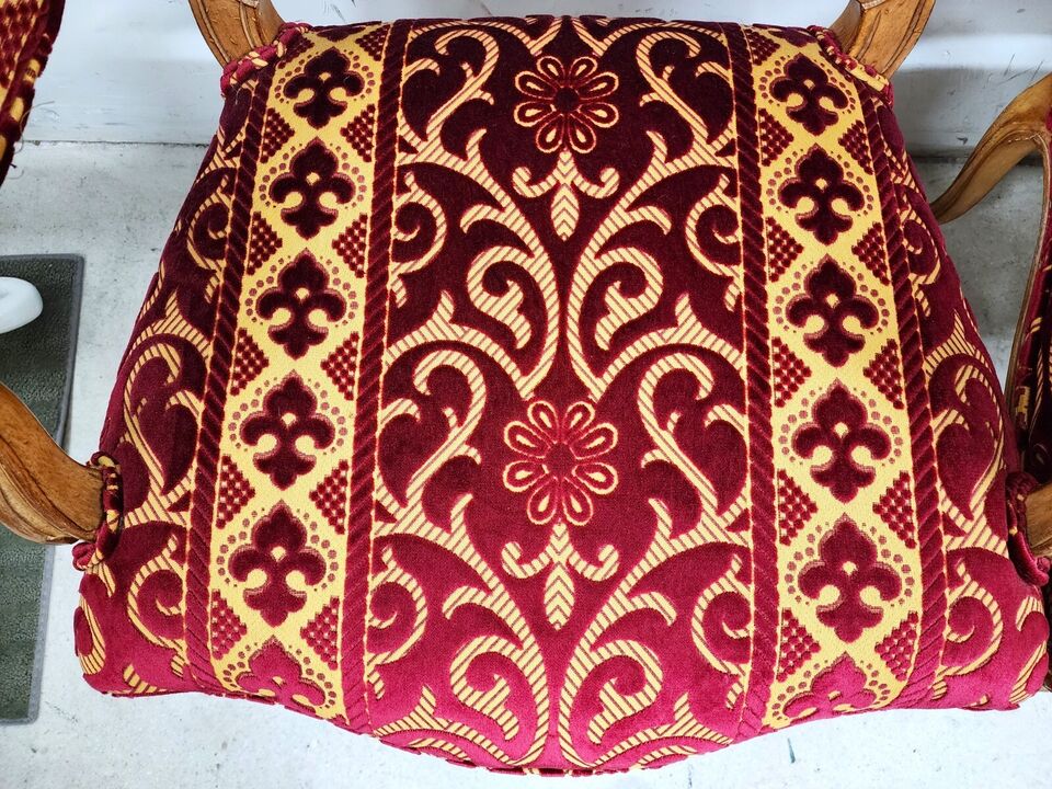 French Louis XV Armchairs Fauteuil Vintage