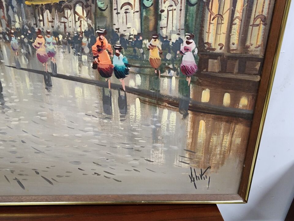 Authentic Antonio DeVity Paris Oil Painting