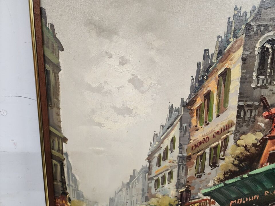 Authentic Antonio DeVity Paris Oil Painting