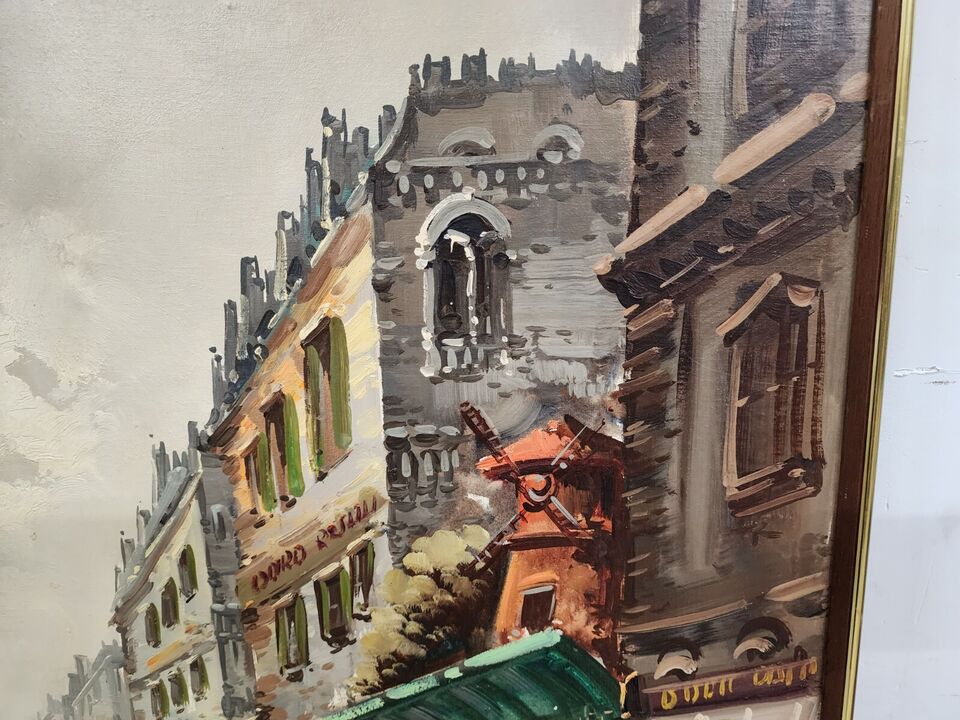 Authentic Antonio DeVity Paris Oil Painting