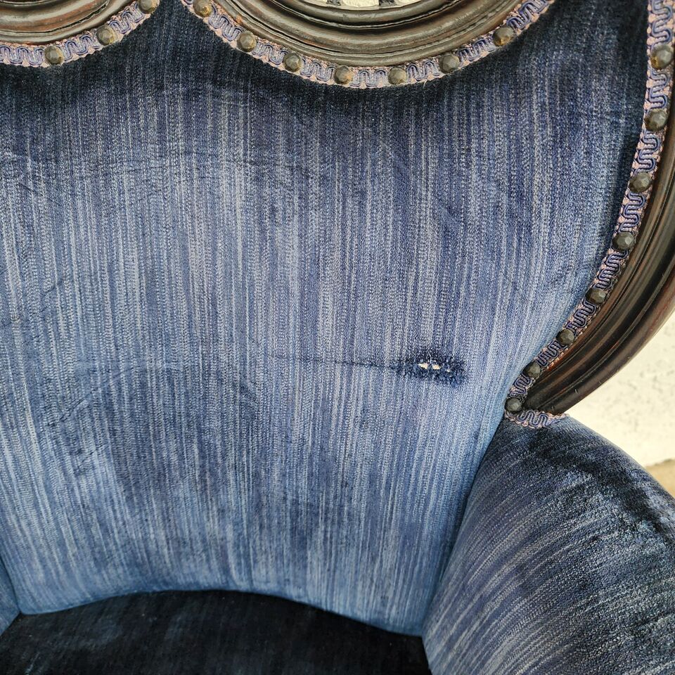 Antique French Parlor Chairs Pair
