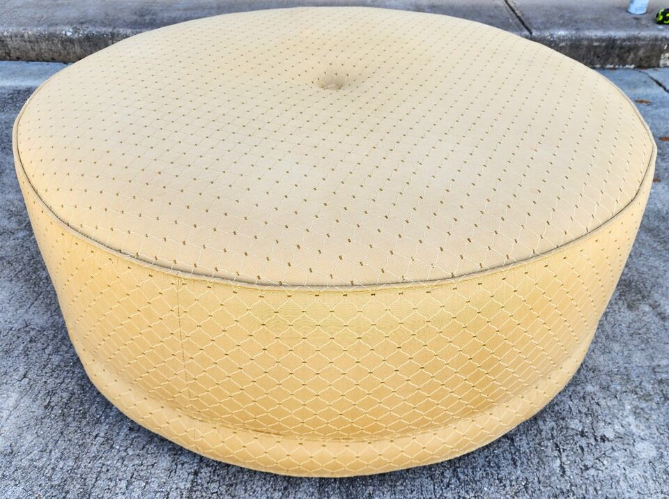 Oversized Designer Swivel Ottoman 40 inch
