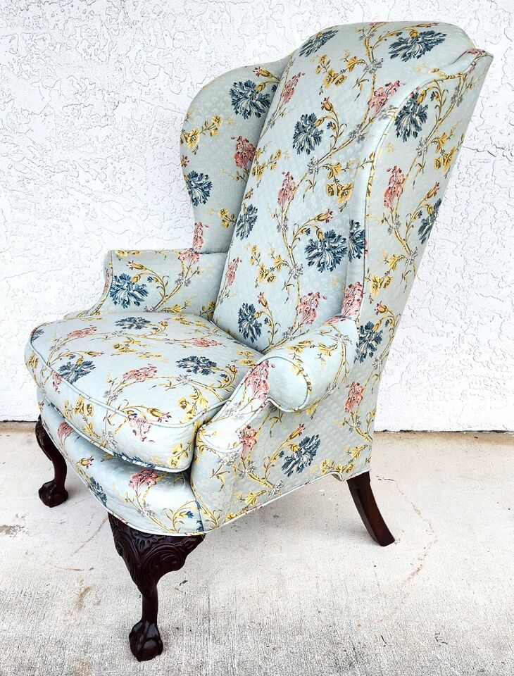Oversized Wingback Chair by CENTURY FURNITURE Co