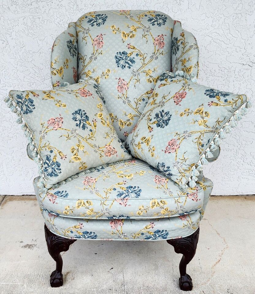 Oversized Wingback Chair by CENTURY FURNITURE Co