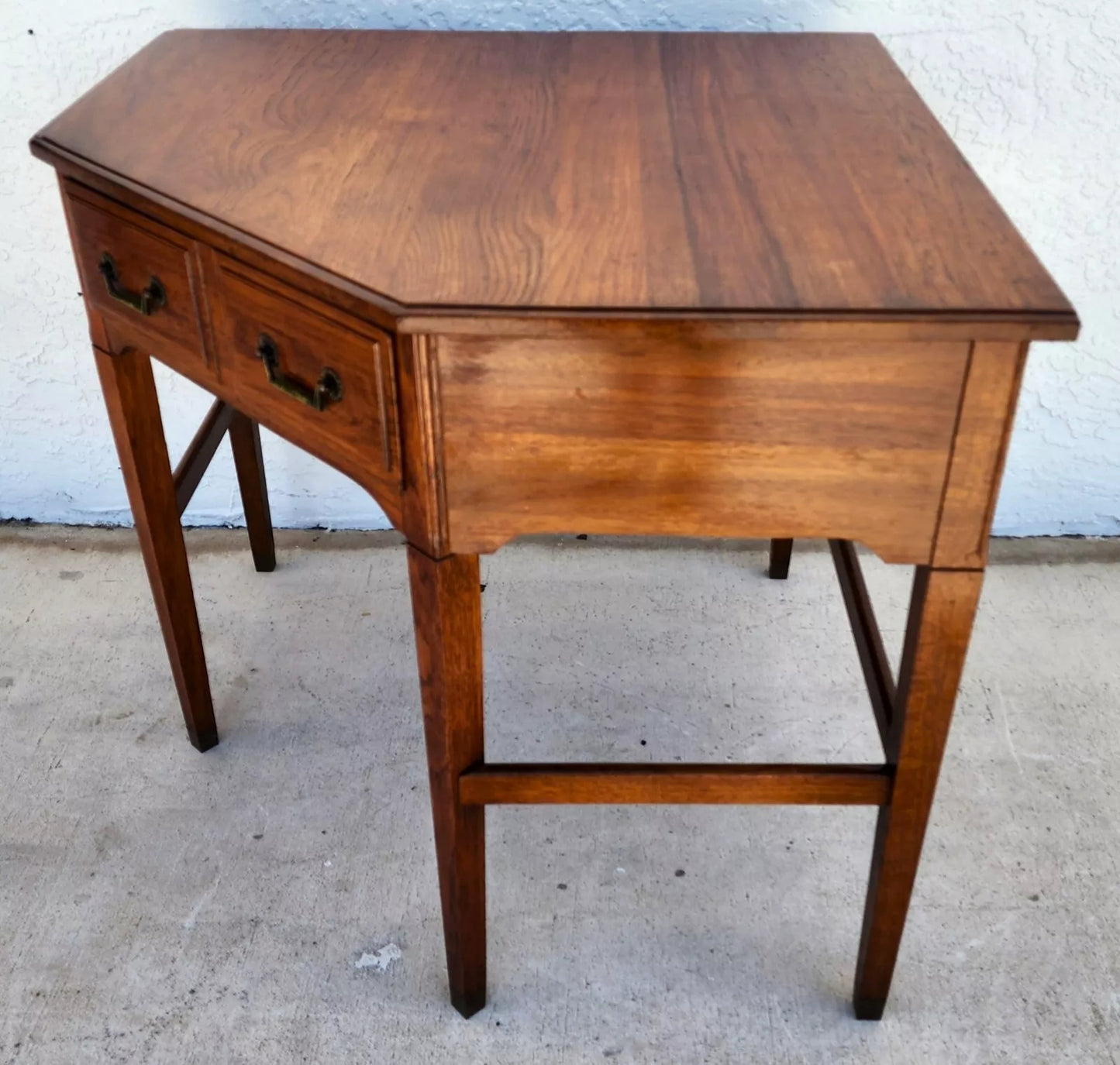 SPAINHOUR Solid Maple Desk Corner Table 1960s