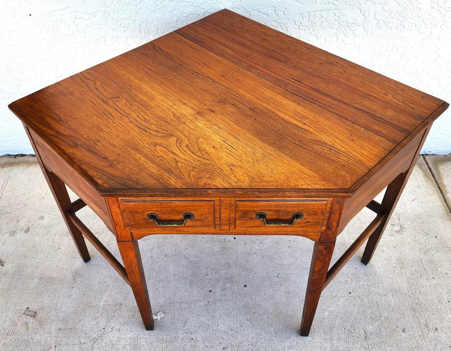 SPAINHOUR Solid Maple Desk Corner Table 1960s