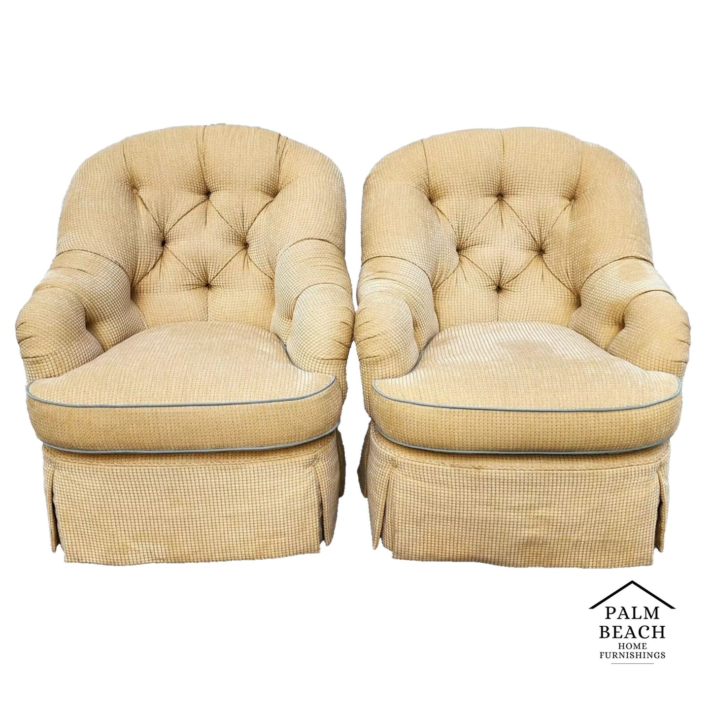 CENTURY Furniture Club Chairs English Oversized Pair