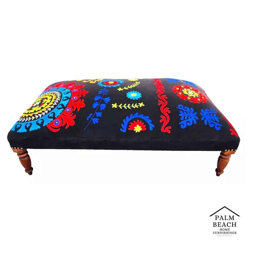 Ottoman Table Hand Embroidered