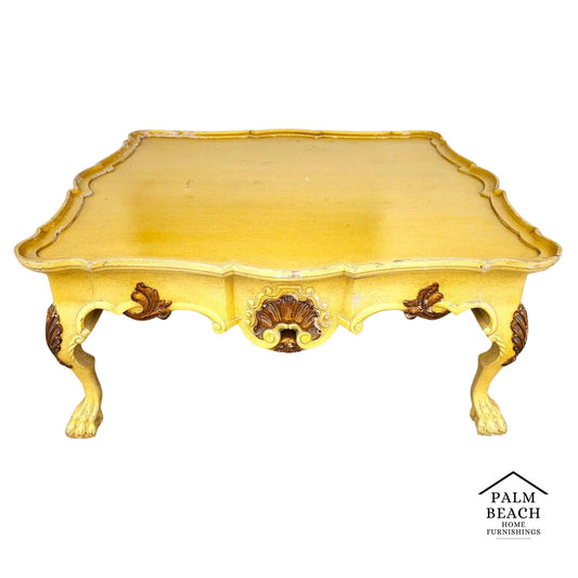 Antique French Coffee Cocktail Table