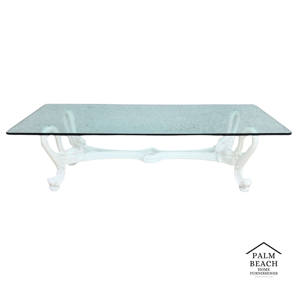 Mid Century French Swan Coffee Table