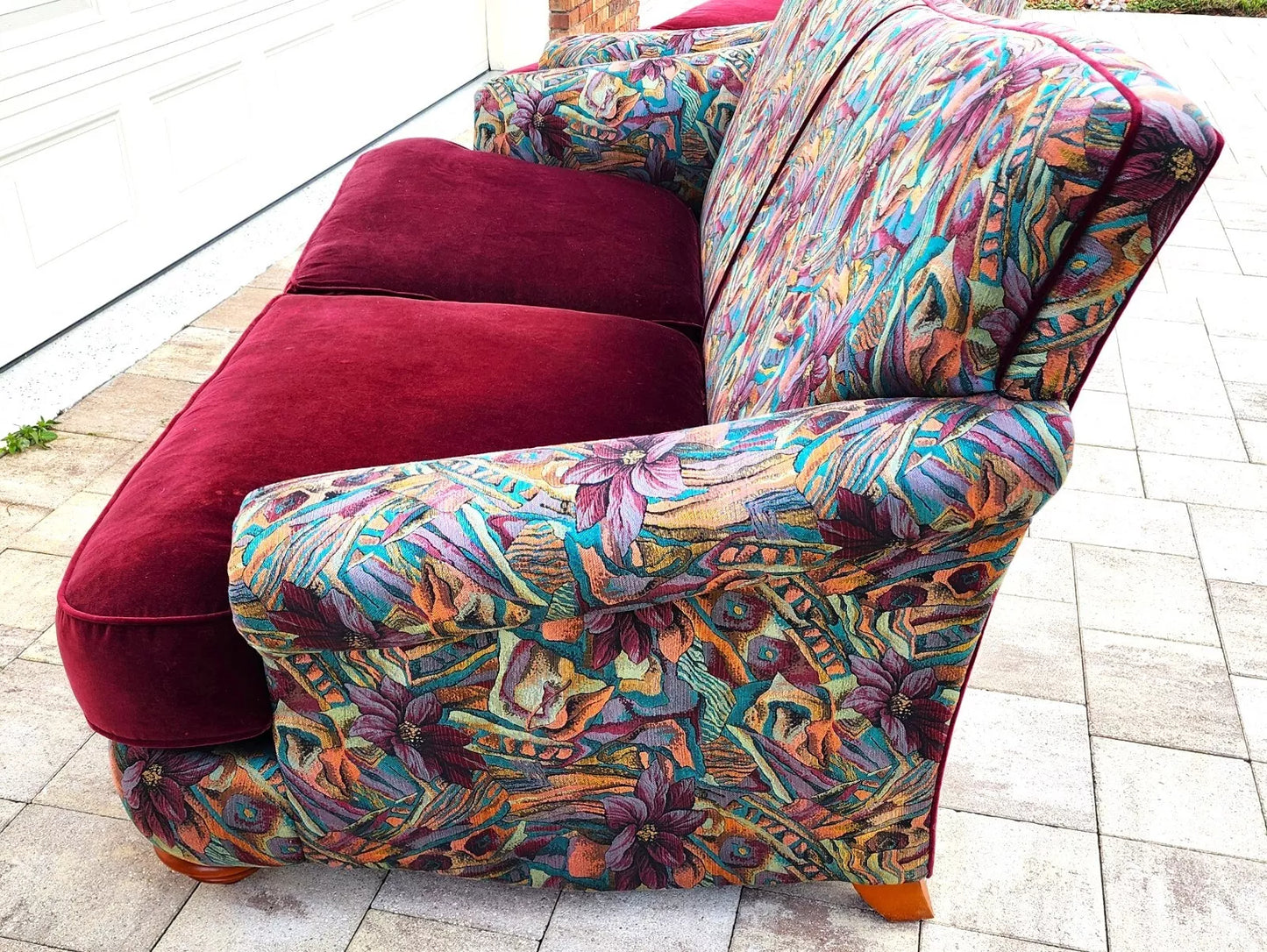 Thayer Coggin Tropical Sofas a Pair
