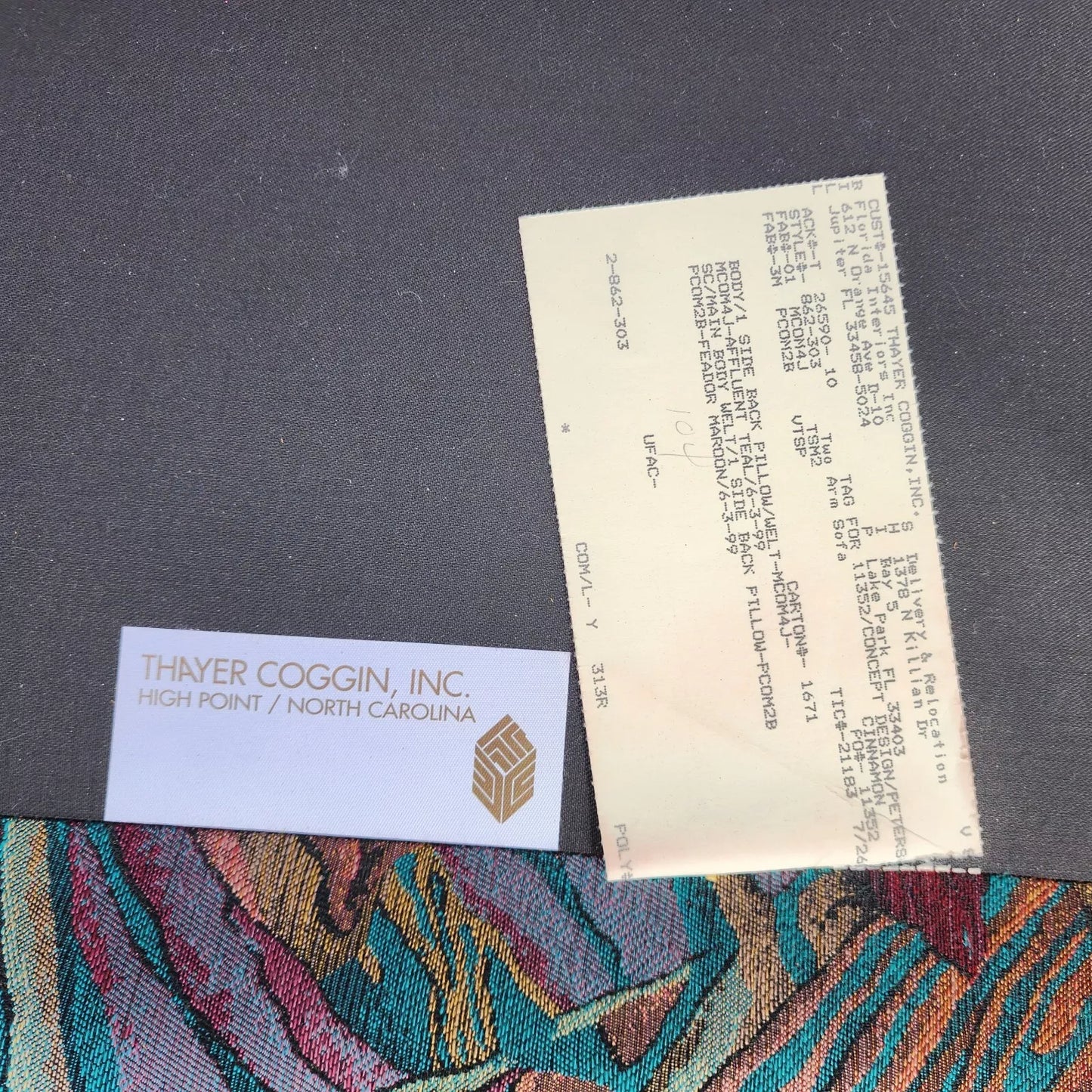 Thayer Coggin Tropical Sofas a Pair