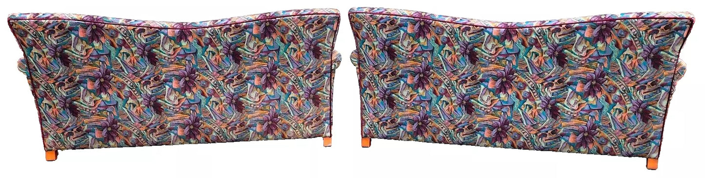 Thayer Coggin Tropical Sofas a Pair