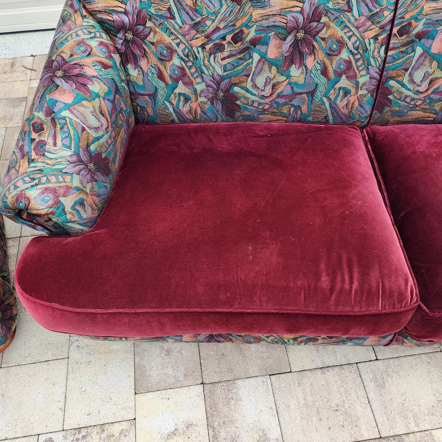 Thayer Coggin Tropical Sofas a Pair