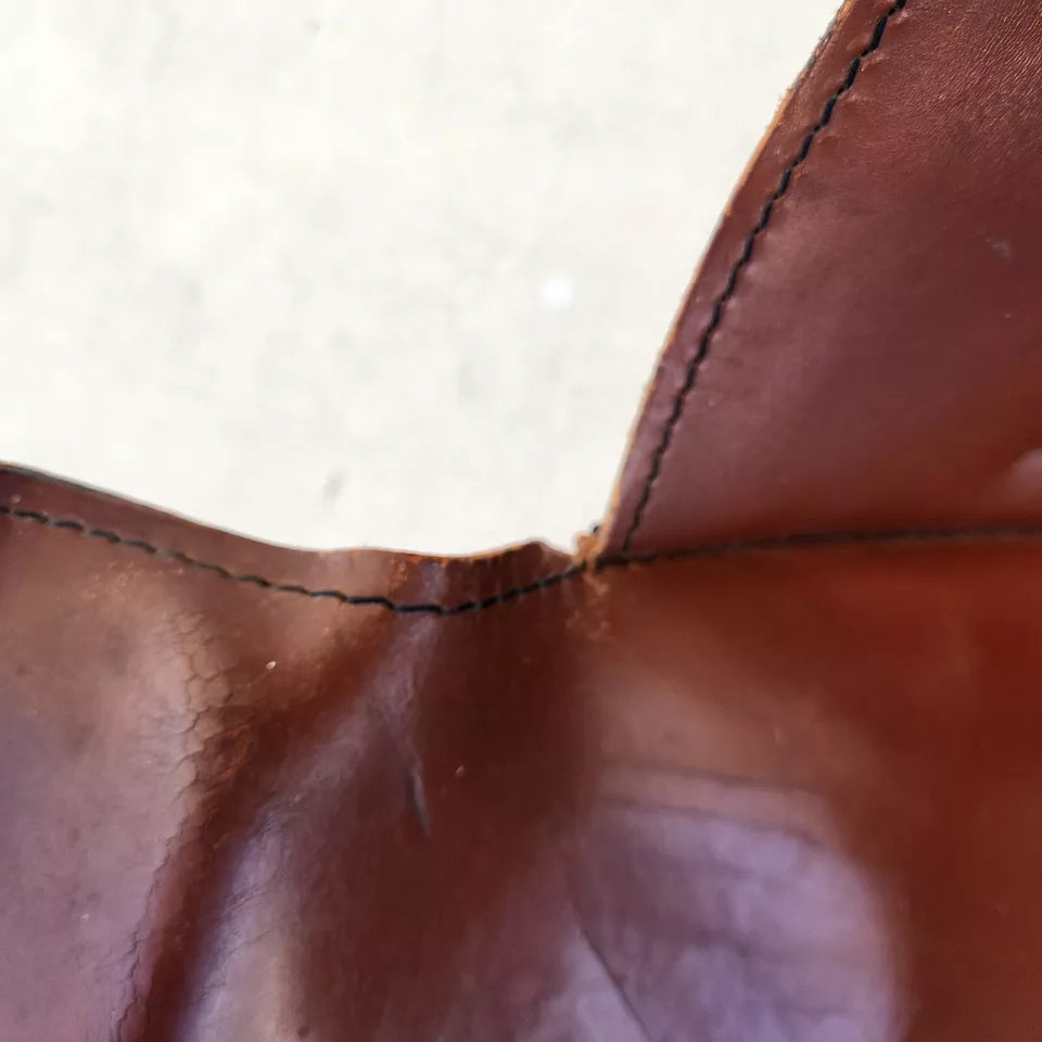 LEATHER SLING K CHAIR BY WILLIAM KATAVOLOS