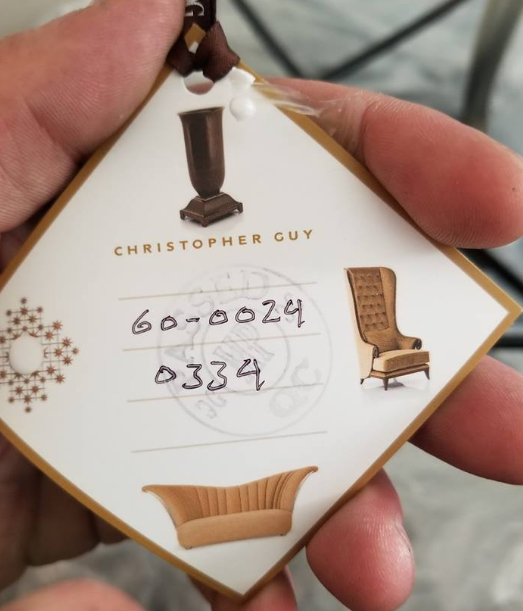 Christopher Guy Cafe de Paris Bistro Bar Stool Silver Finish MSRP $4000