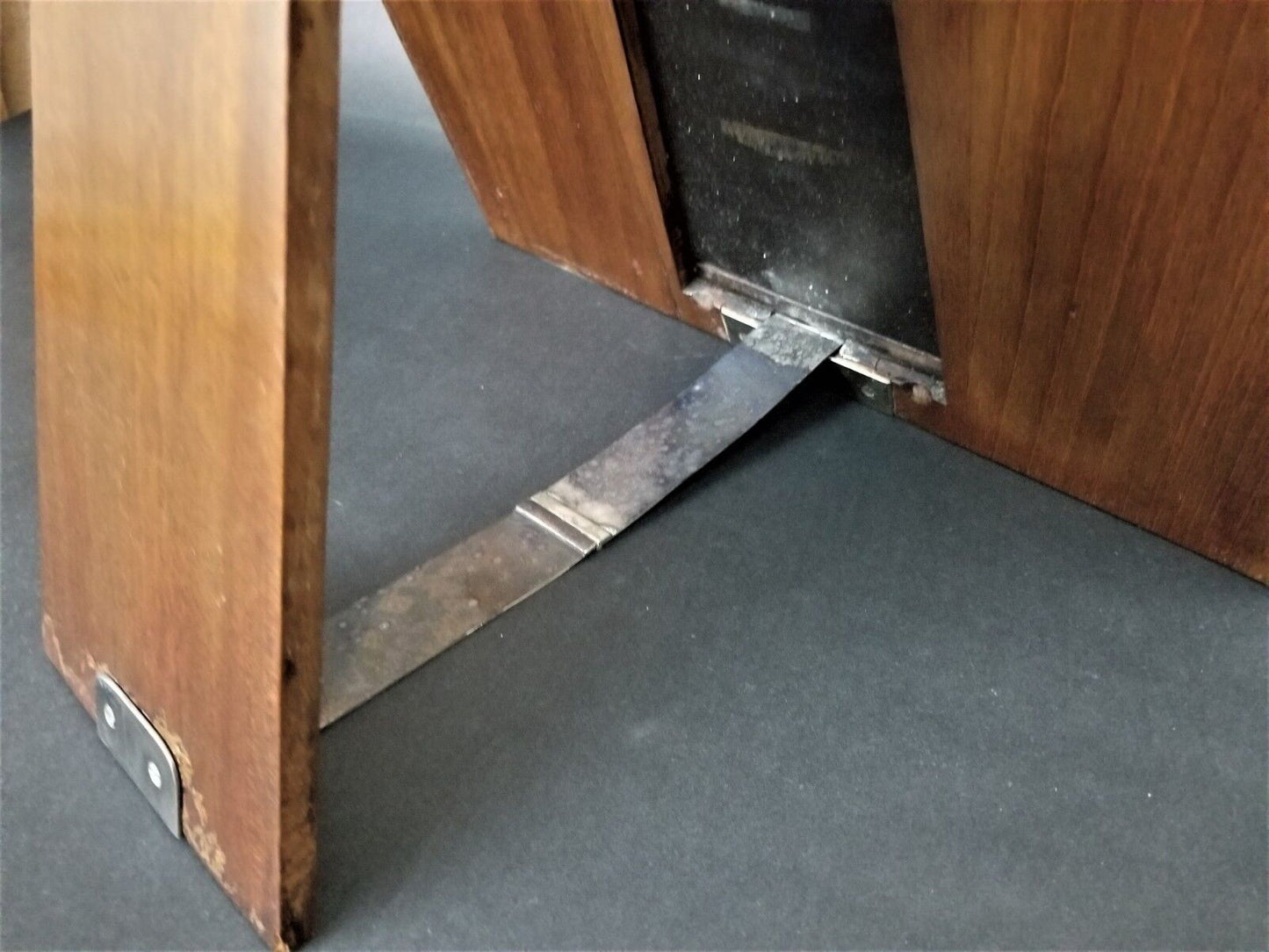 Antique Charles & Richard Comyns Sterling Silver 24" Art Deco Vanity Mirror