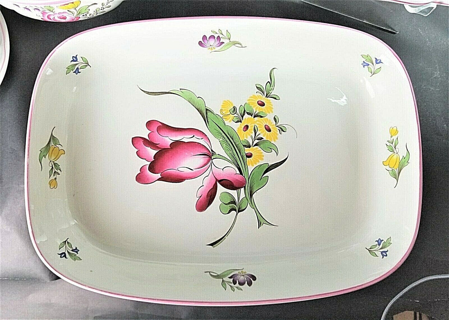 (1) Only SPODE MARLBOROUGH SPRAYS Rectangle Serving Dish 2/6770