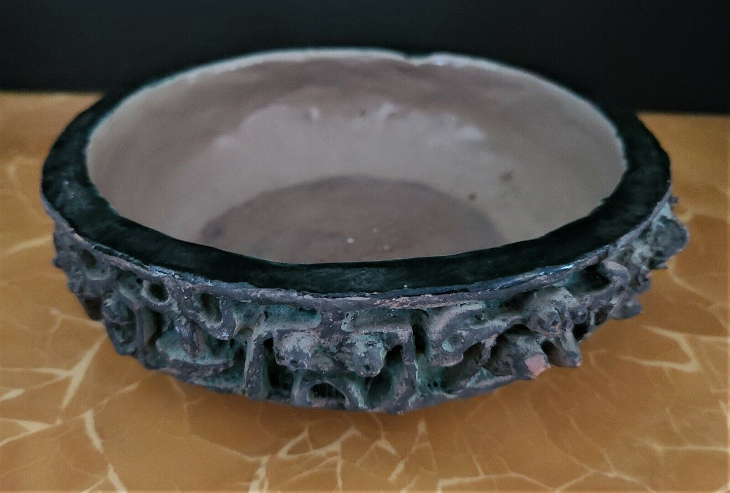 1958 Signed Collectible Hollywood Celebrity FRANK FAY Tahitian Art Pottery Bowl