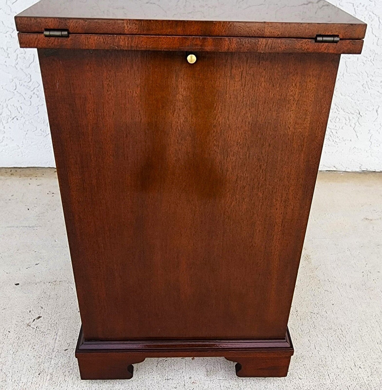 Vintage Buffet Bar Sideboard Fliptop Flame Mahogany by HICKORY WHITE
