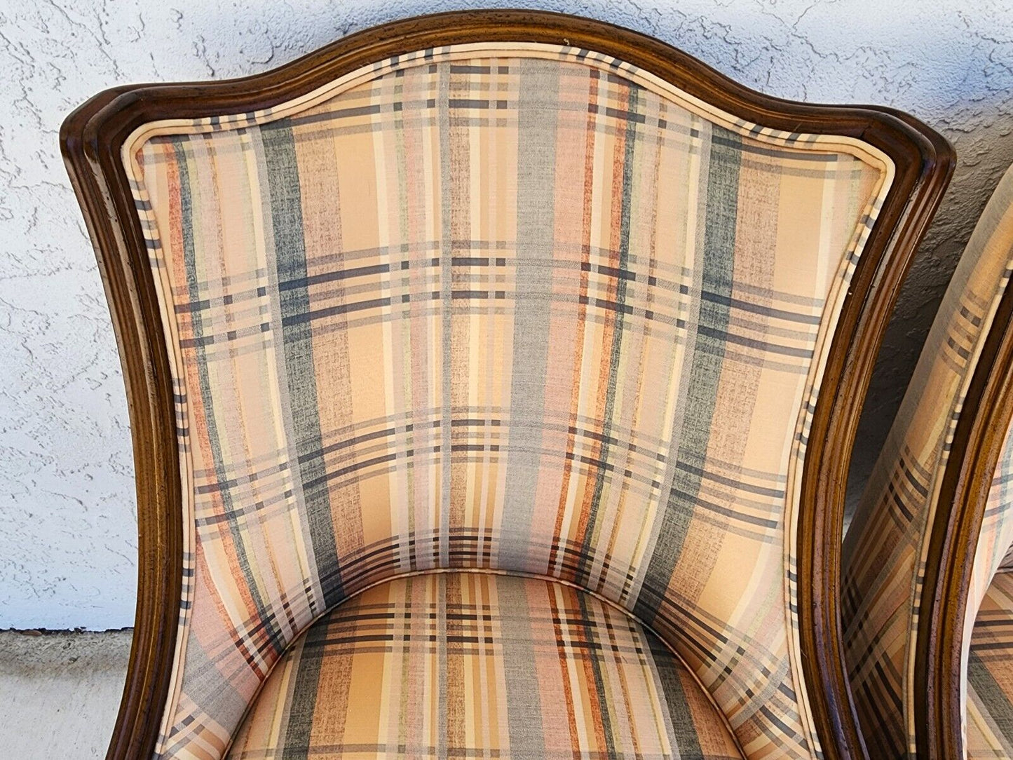 Country French Chairs Accent Antique 1940s Set of 2