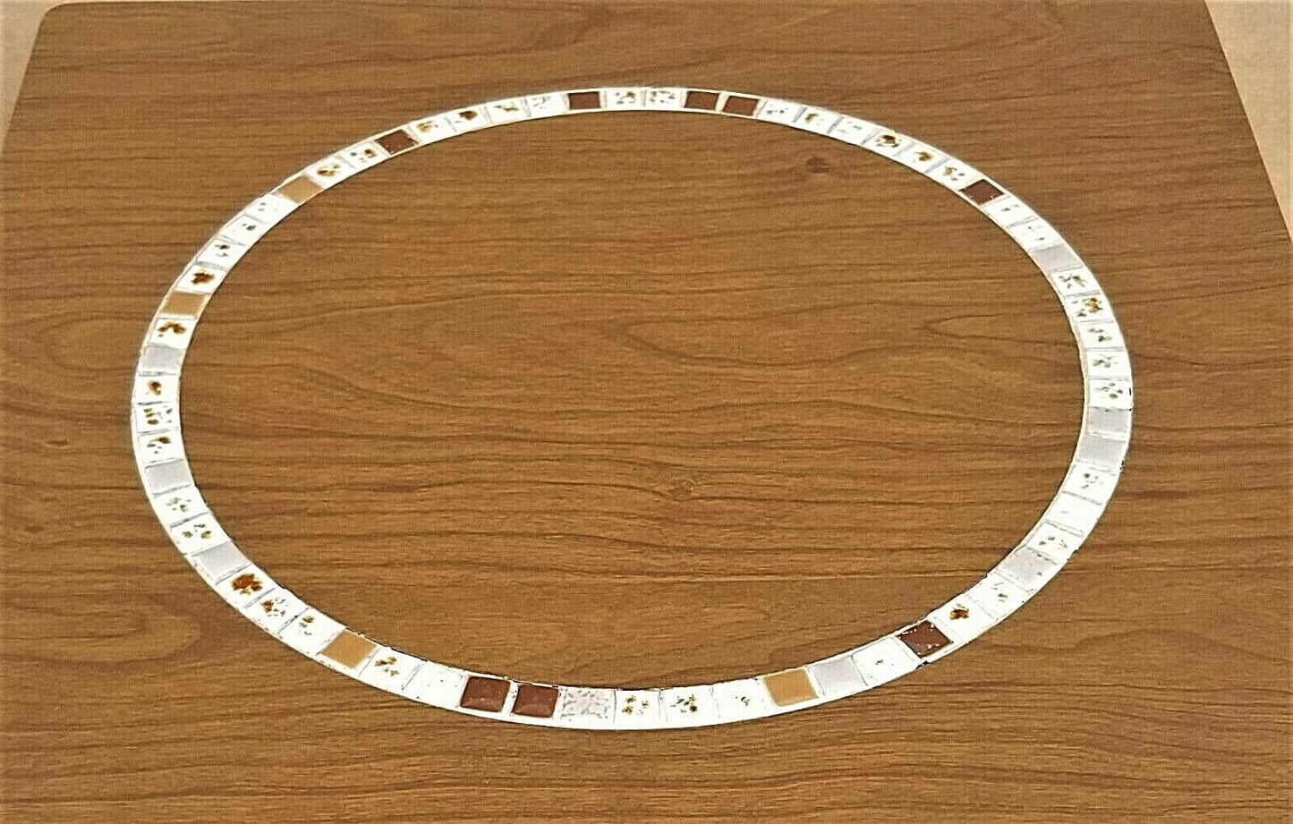 Set of 3 Vintage Mid Century Modern Tile Mosaic Stackable Drink Side Tables