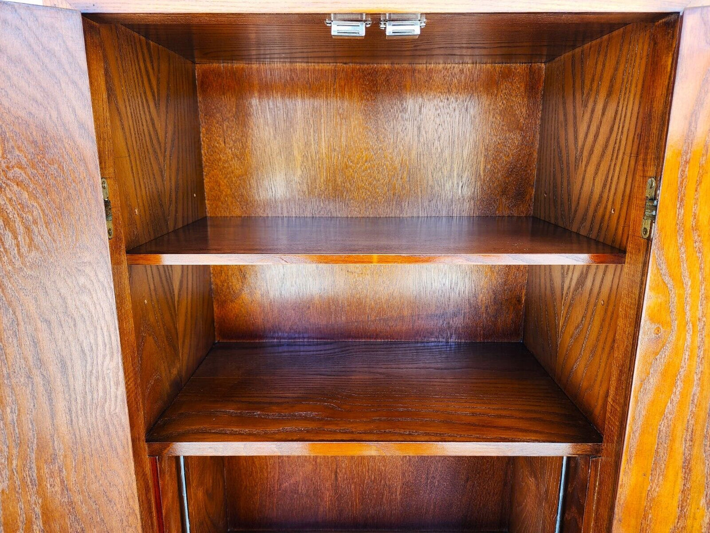 Vintage Bar Cabinet 1970s Bamboo Boho MCM