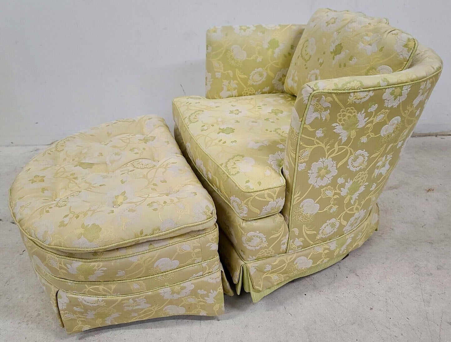 Swivel Rocker Lounge Chair & Ottoman by HICKORY HOUSE