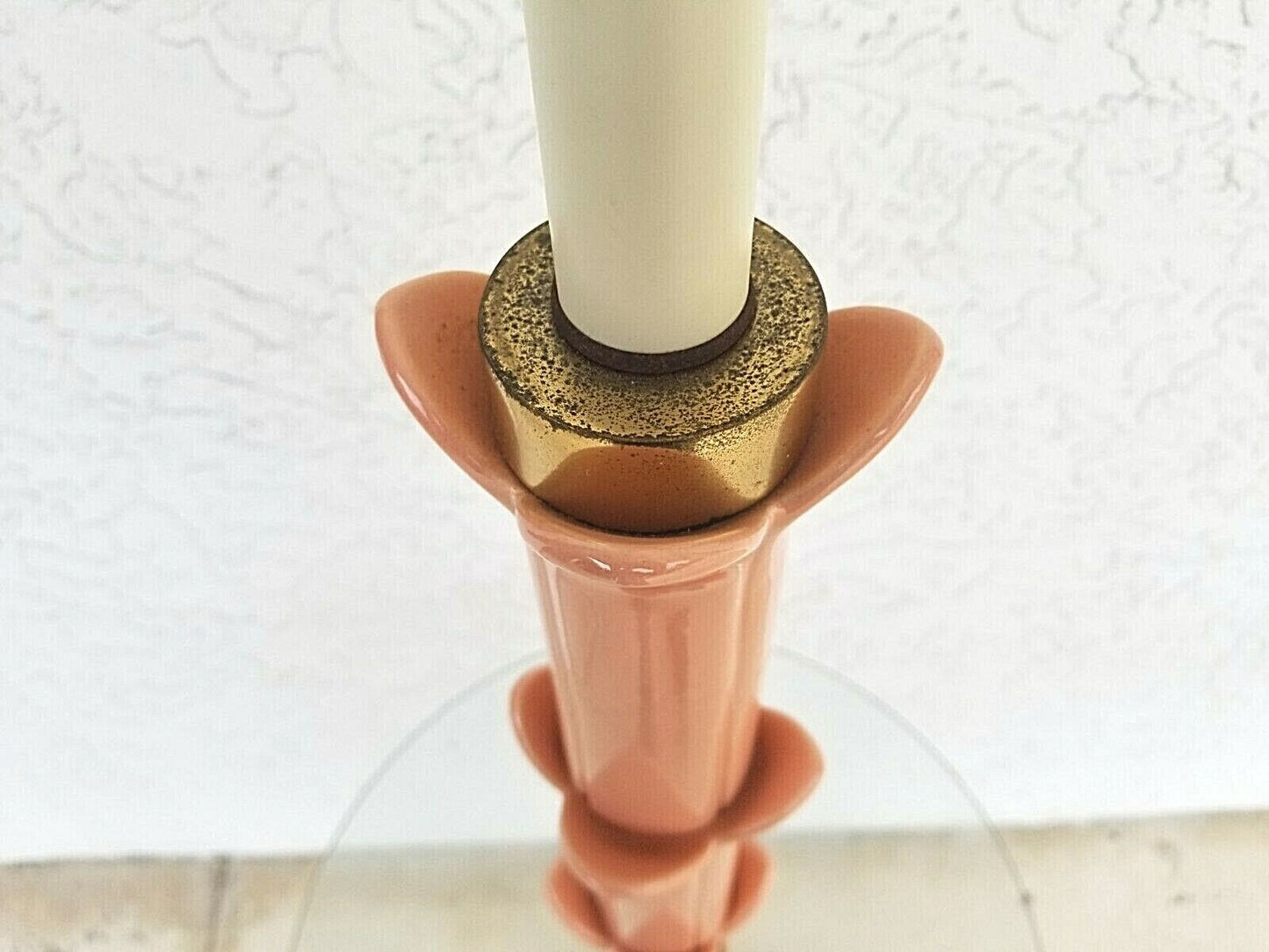 Serge Roche Glazed Ceramic Table Floor Lamp