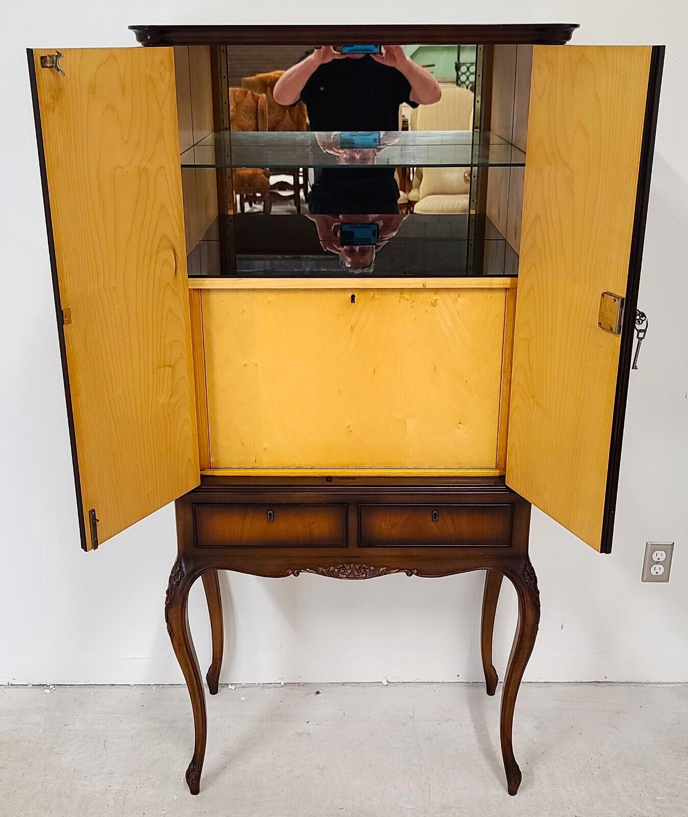 Italian Style Bar Cabinet South African Yellowwood