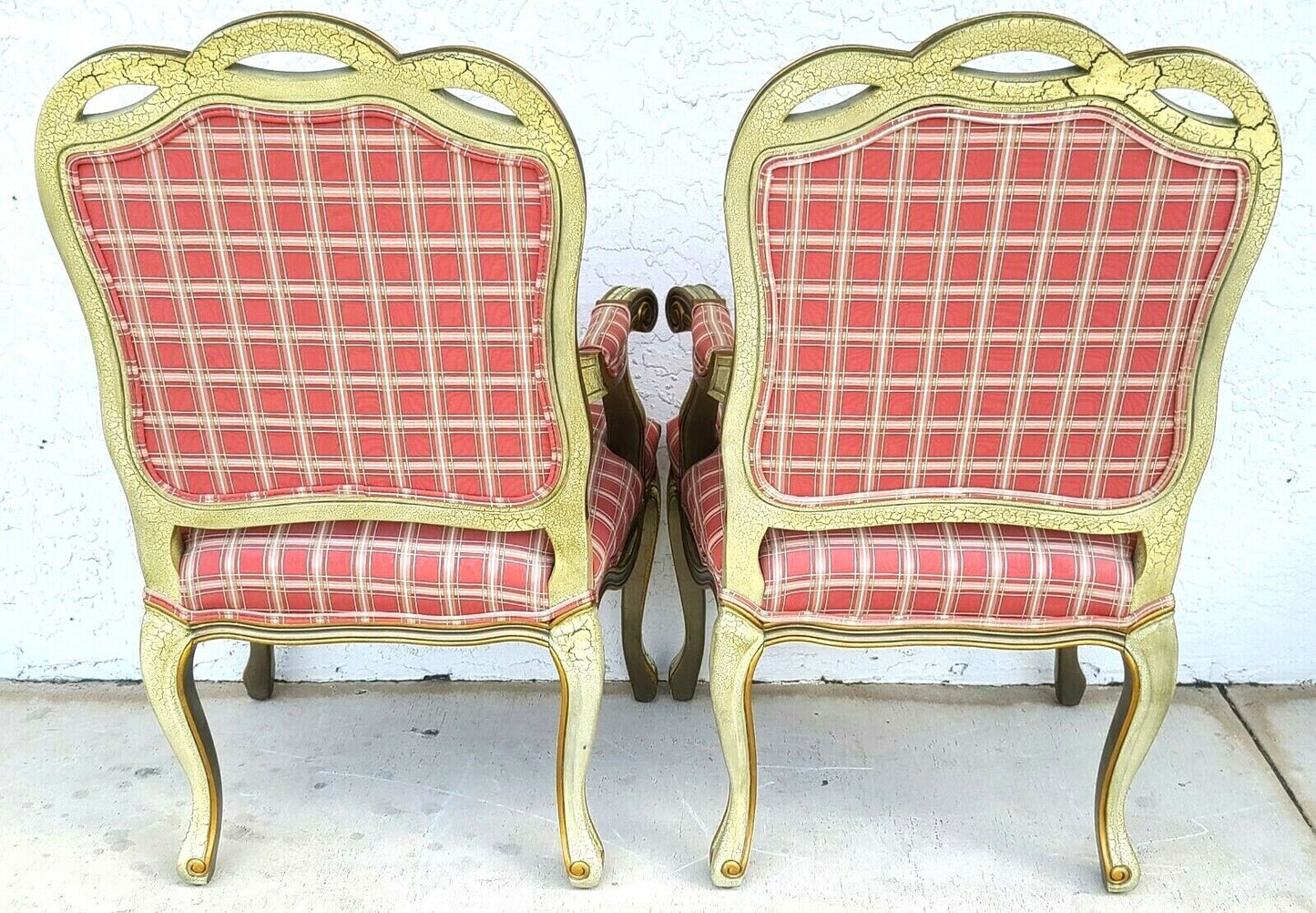 Italian Made French Louis XV Bergere Accent Dining Chairs by WESTLAKE