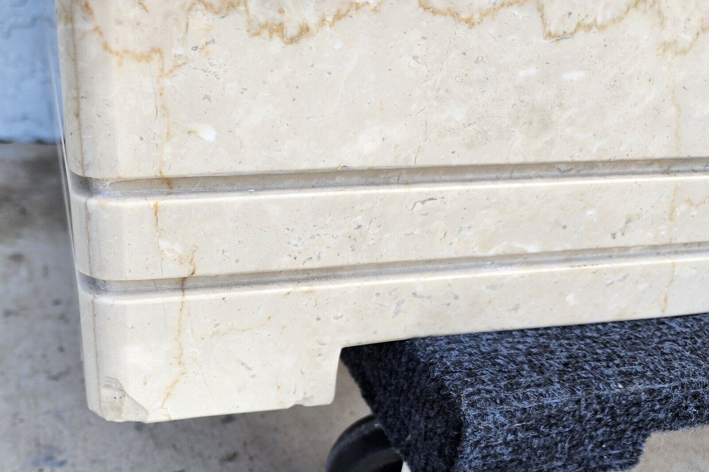 Side Center Table Marble Vintage Lighted Custom Made