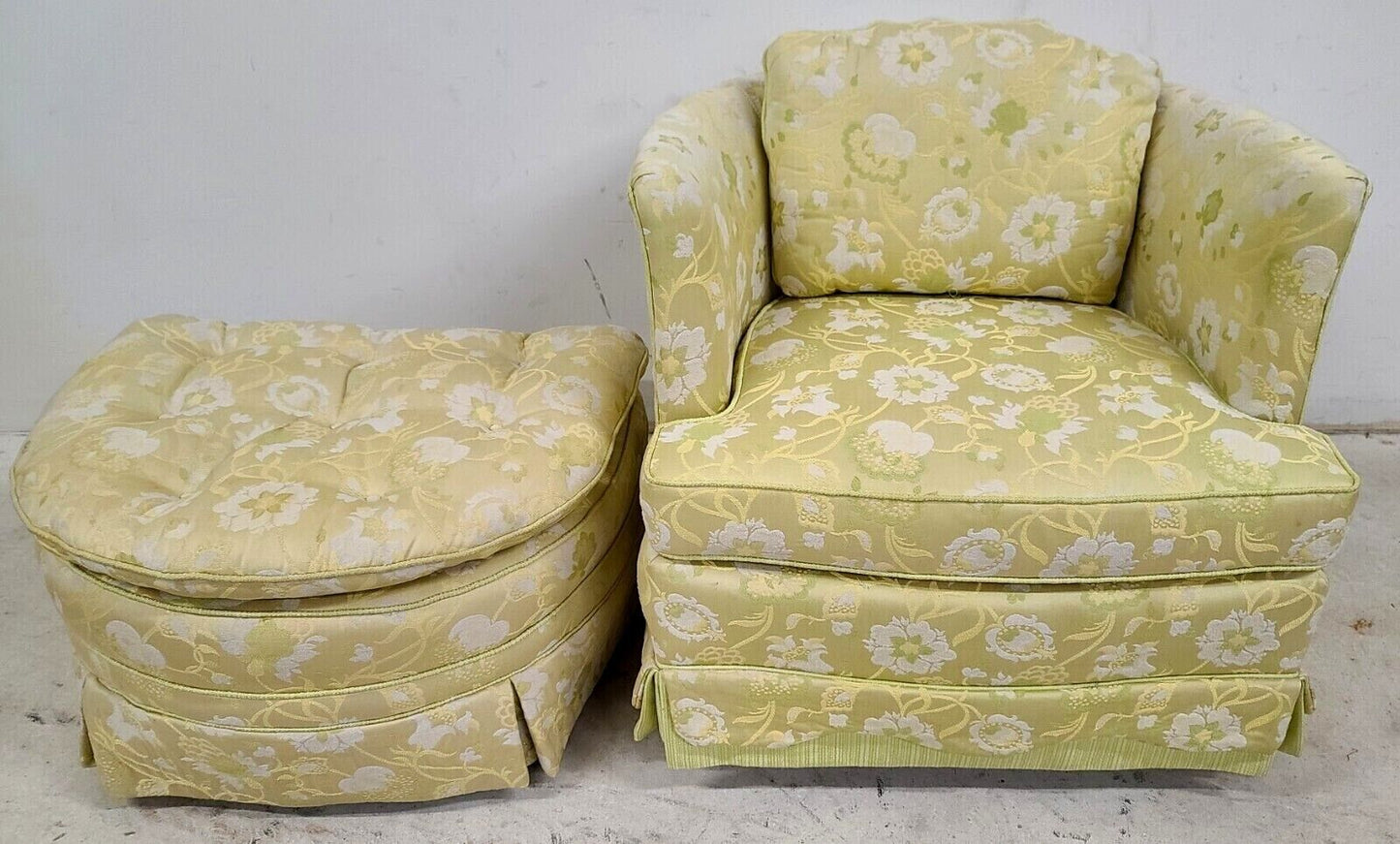 Swivel Rocker Lounge Chair & Ottoman by HICKORY HOUSE