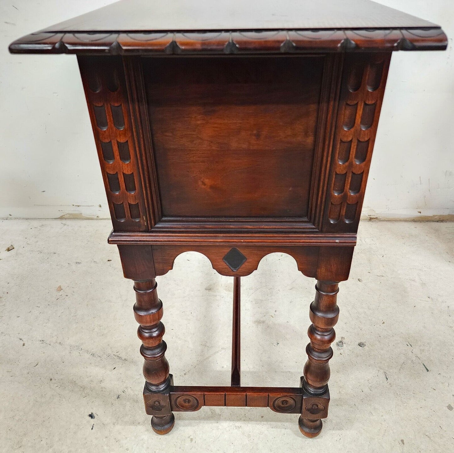 Antique Console Buffet Table Walnut by KITTINGER