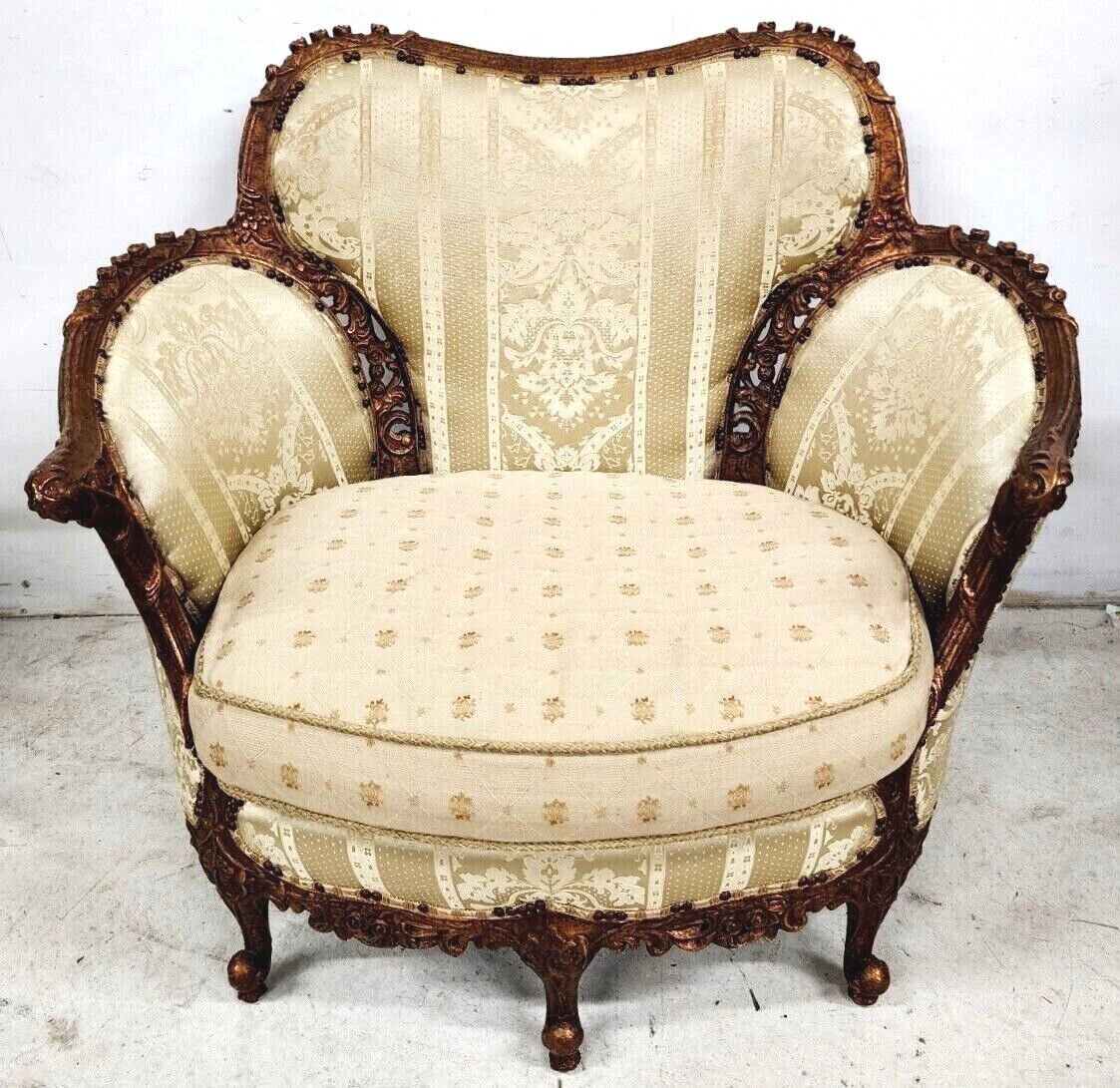 Boudoir Lounge Chair by CAROL HICKS BOLTON & EJ VICTOR with Pillows