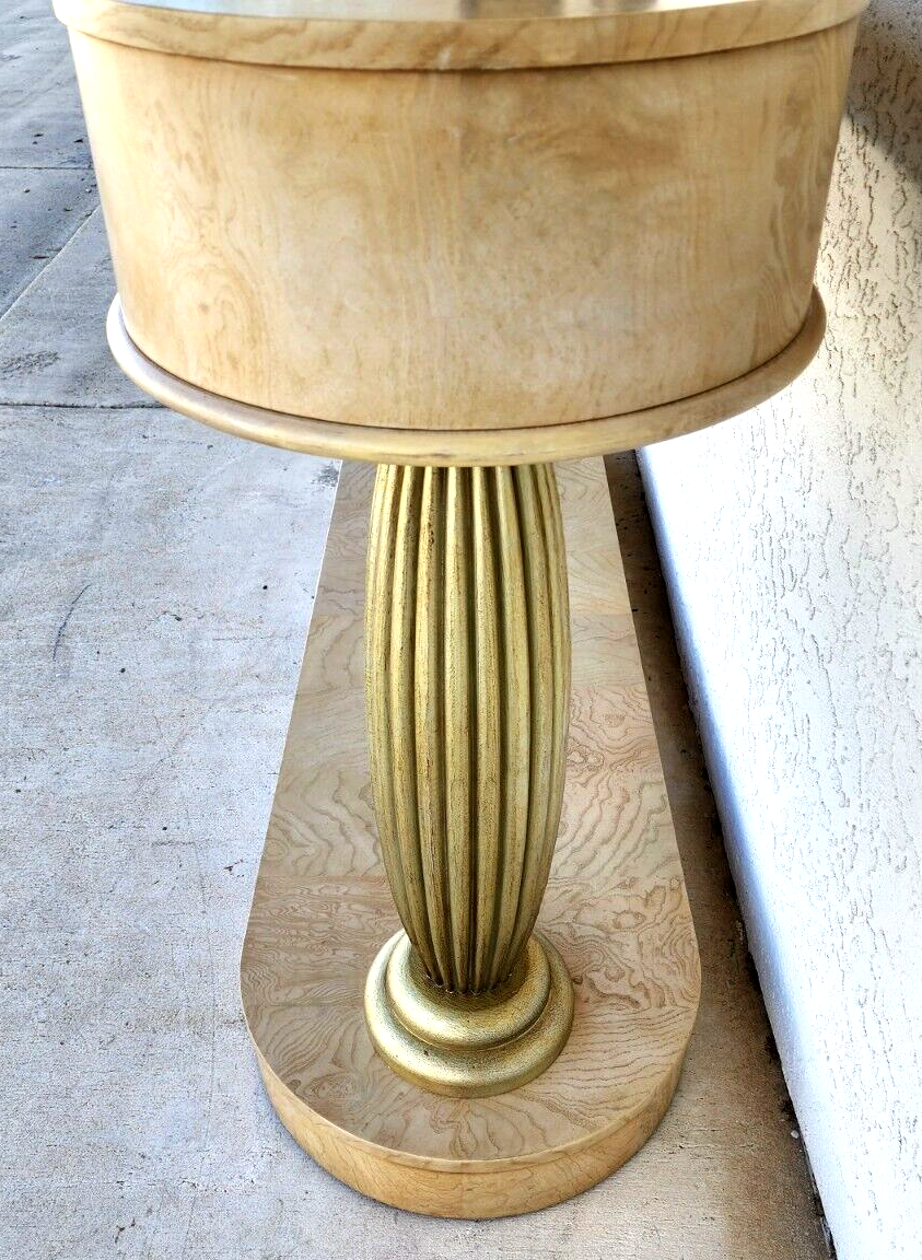 TV Console Sofa Table Burl by HENREDON