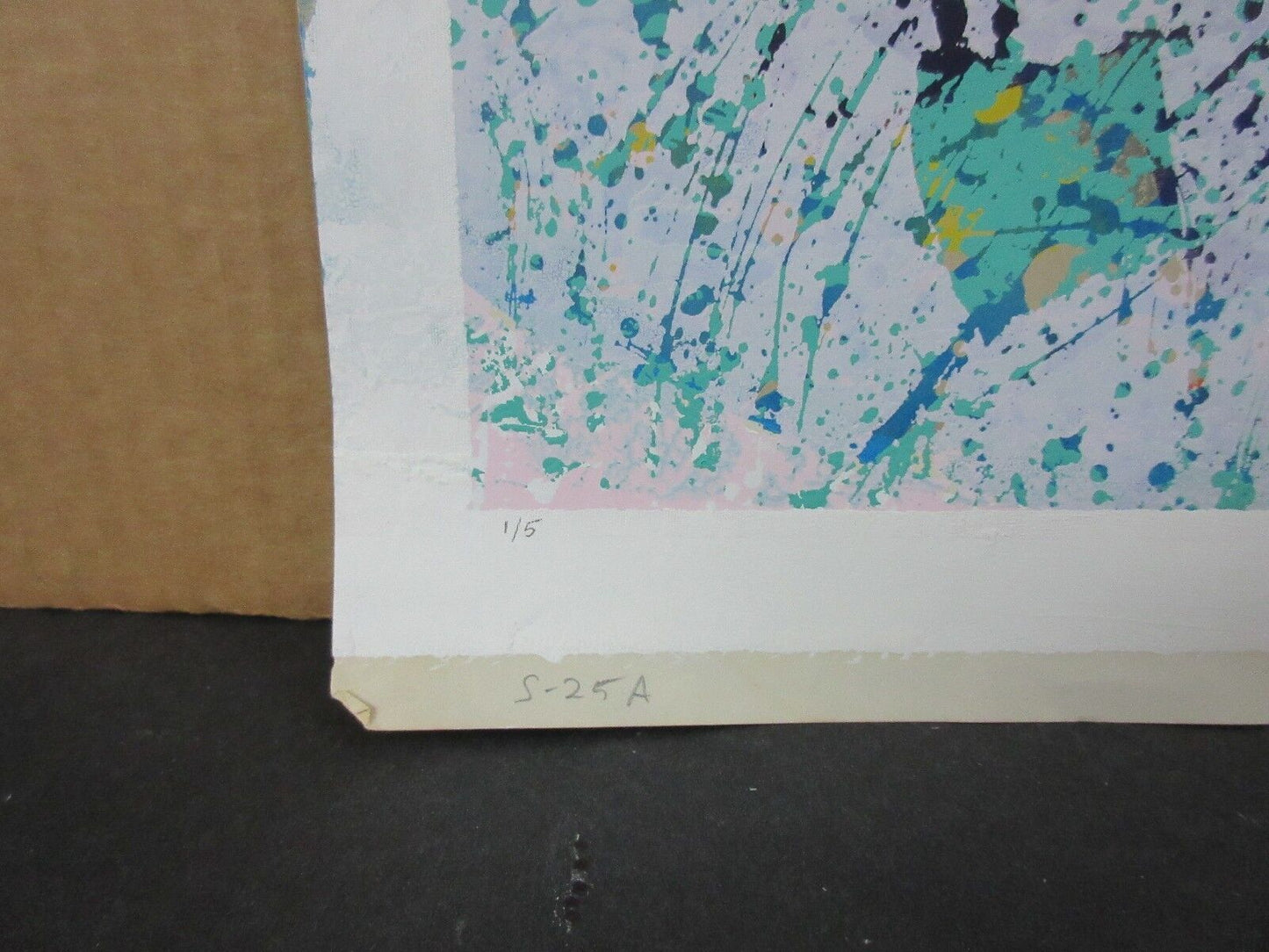 Edward Goldman (1916-2006) Signed "OPUS 2" Abstract Imp Silkscreen Lt Ed 1/5